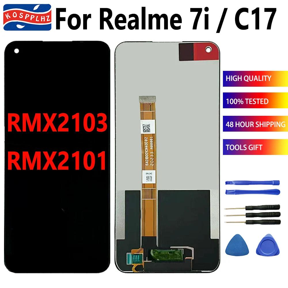 Realme 7i RMX2103 LCD ÷̿ LCD  , ġ ũ ü, Realme C17 RMX2101 LCD ũ, 